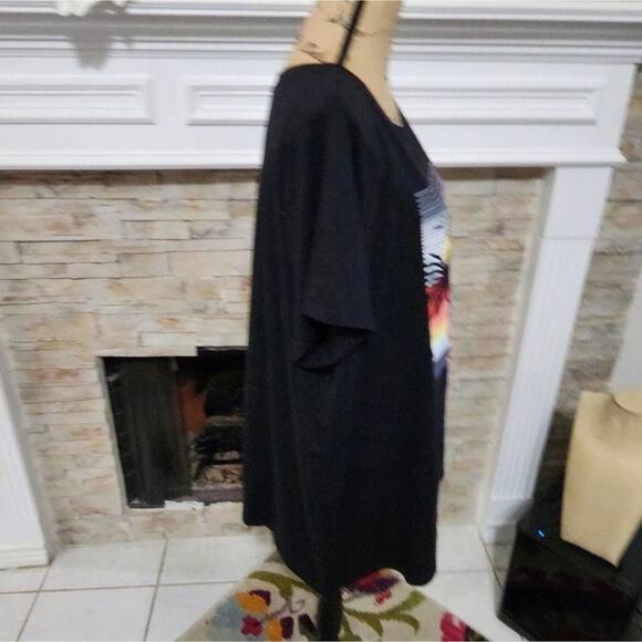 Torrid classic fit tropical flaming skull super soft tee shirt plus size 3 3X - Picture 2 of 5